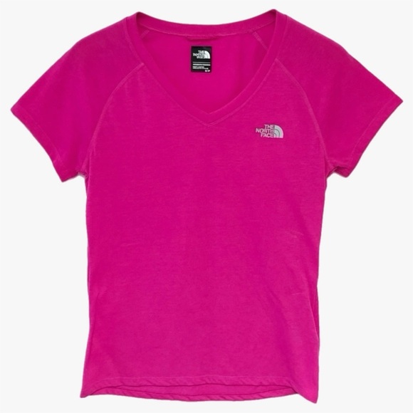 The North Face Vapor Wick V Neck Tee Sz S - Picture 1 of 11